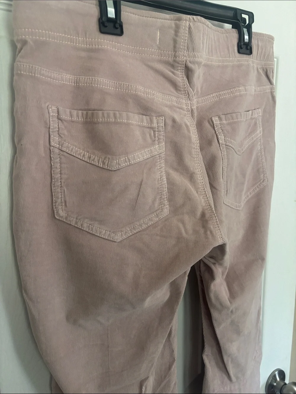 Free People Dusty Mauve Corduroy Flare Jeans